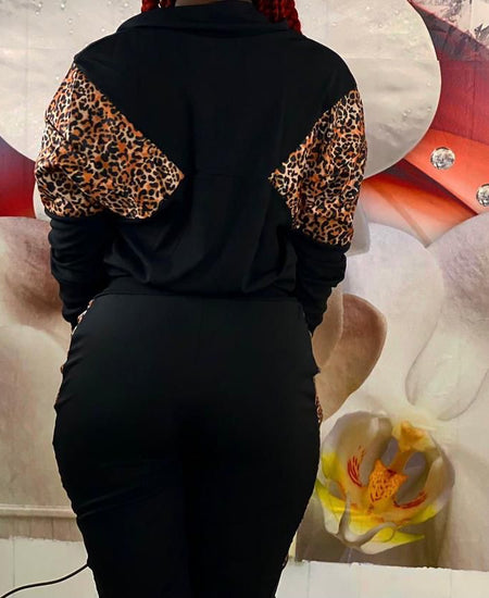 Leapard two pice set